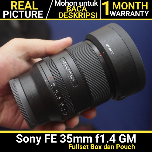Sony FE 35mm f1.4 GM