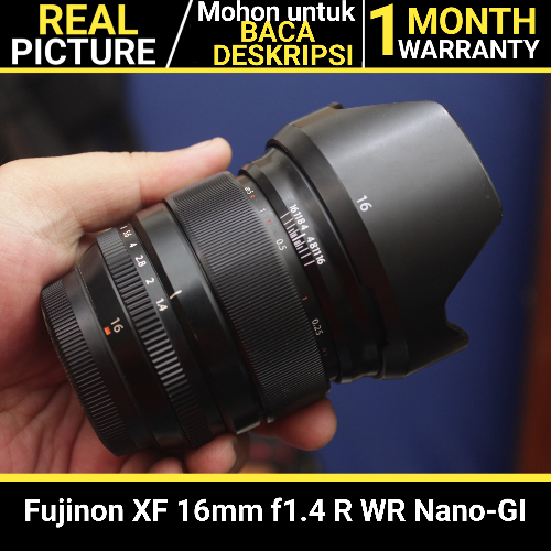 Fujinon XF 16mm f1.4 R WR