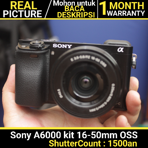 Sony a6000 kit 16-50mm OSS Black
