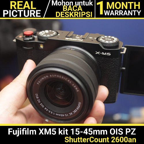 Fujifilm XM5 kit 15-45mm OIS PZ Black