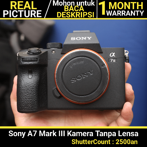 Sony A7 Mark III Kamera Tanpa Lensa