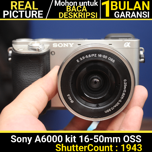 Sony A6000 kit 16-50mm OSS Silver
